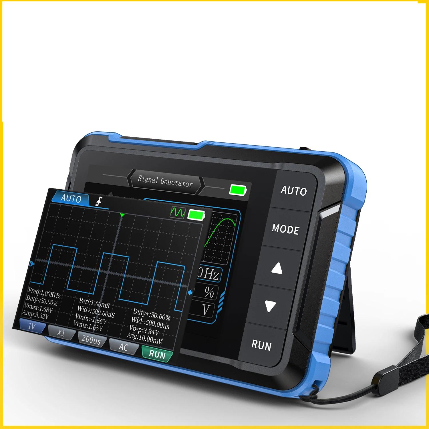 Digital Portable Oscilloscope Signal Generator 2in1 1MHz Bandwidth 5MSa/s Sampling Rate Electronics Repair Tools