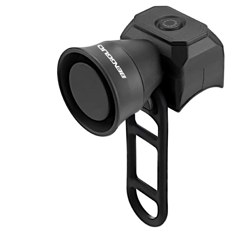 5 Mode Bike Electric Bell Horn Cycling USB Charging Motorcycle Ring Antitheft Waterproof Alarm Mountain Road Bicycle Accessories