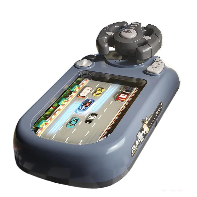 Children’s Steering Wheel Driving Toys Dodge Vehicle Electronic Simulation Racing Adventure Game Console Kid Toys Cool Gifts