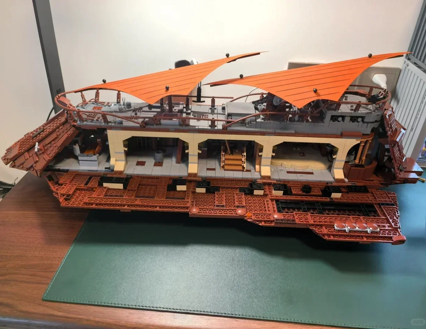 Moc UCS Jabba’s Sail Barge Building Blocks Sets Compatible With Legoed Particles Suitable For Christmas Gifts 75397